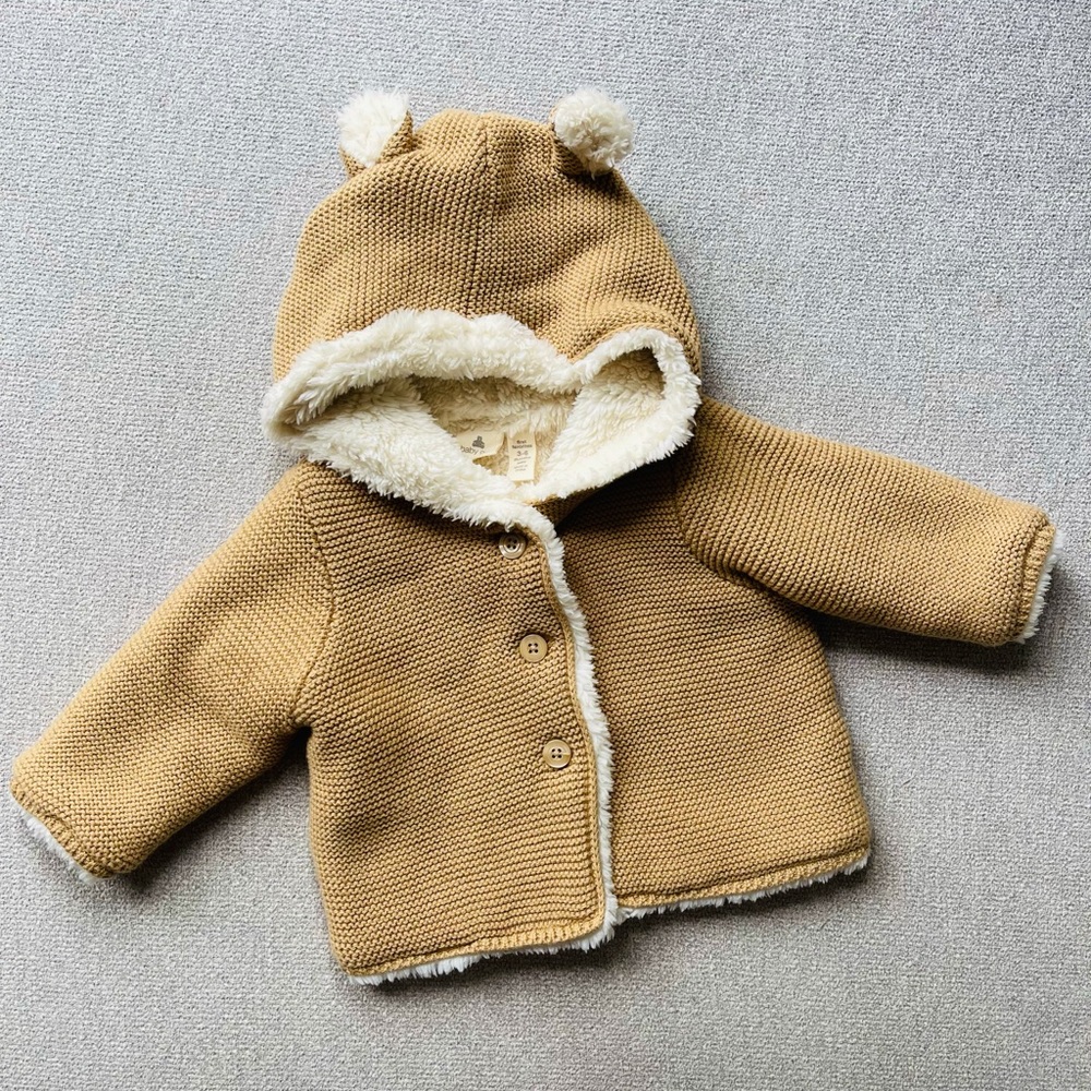 Baby Sherpa Lined Cardigan